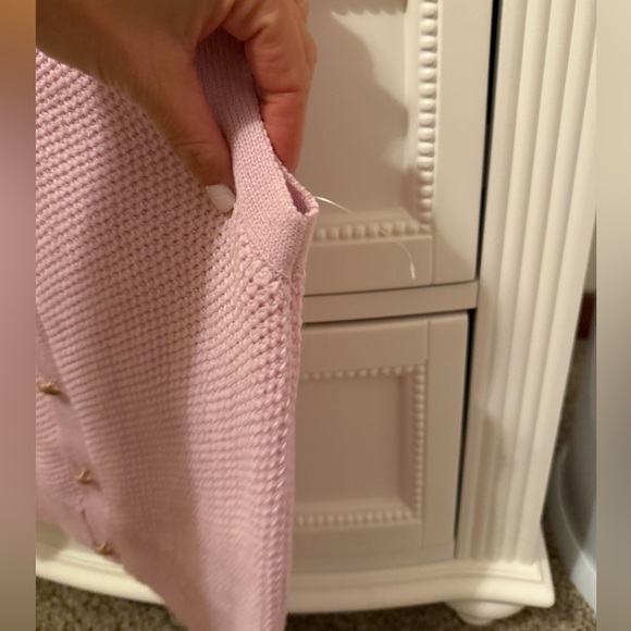 Pink Sleeveless Knit Vest 6X NWT - Picture 3 of 4